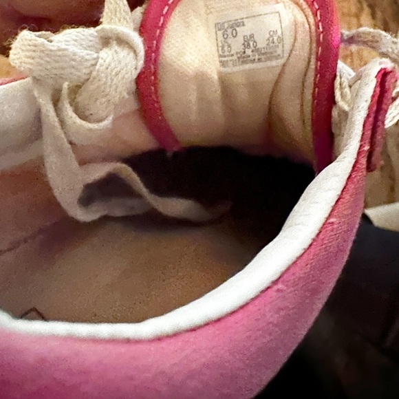 Vans Pink Old Skool Canvas Sneakers Iridescent eyelets - Picture 7 of 7